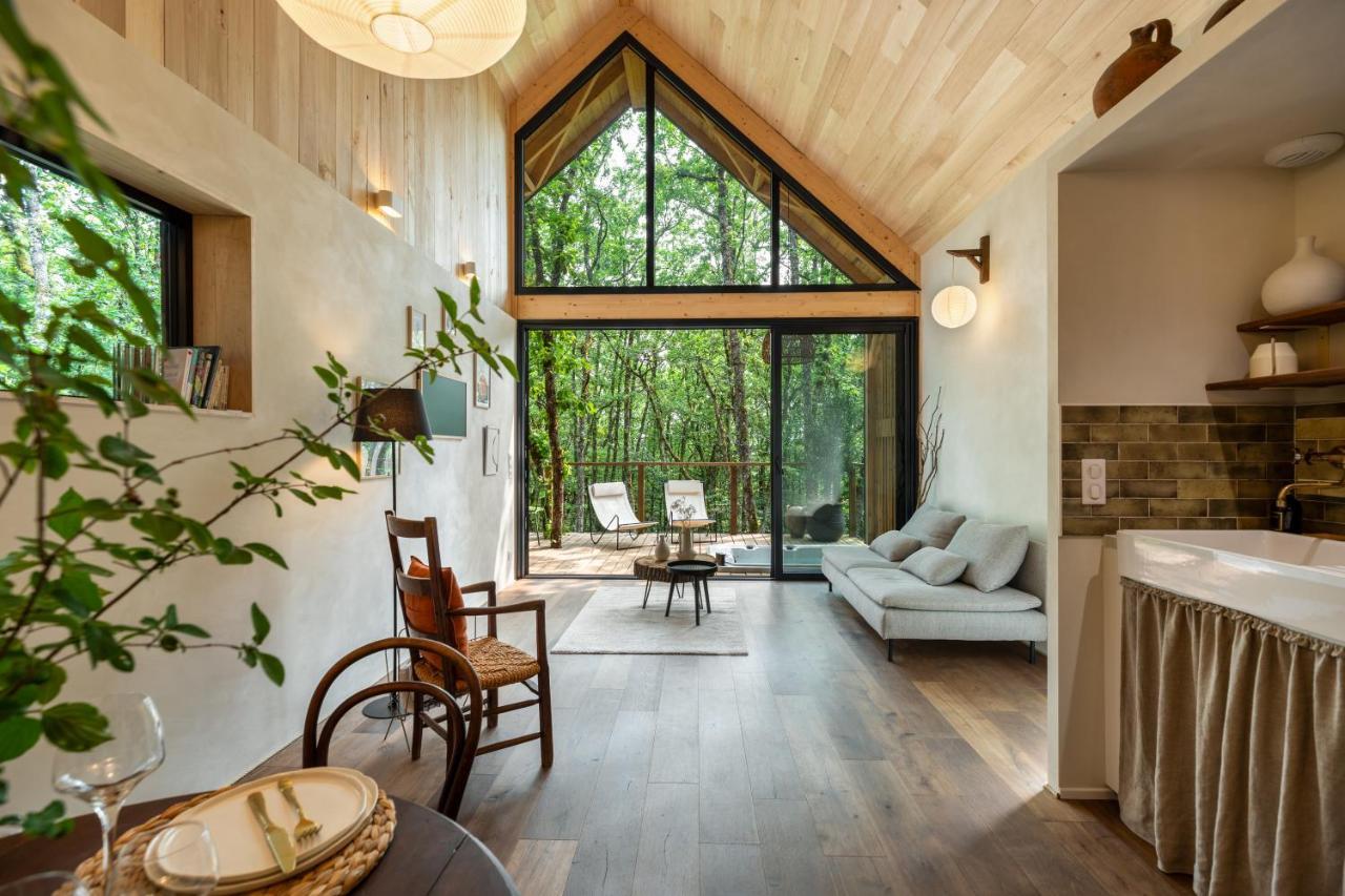 Wabi Sabi Lodge - Spa&Sauna Privatif - Foret Turenne Exterior photo